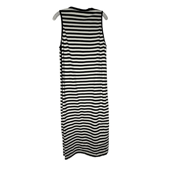 Rag & Bone Brit Striped Side Slit Midi Tank Dress size L - Picture 3 of 5